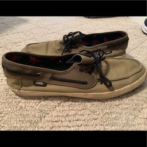 Vans casual boat shoes size 10.5
